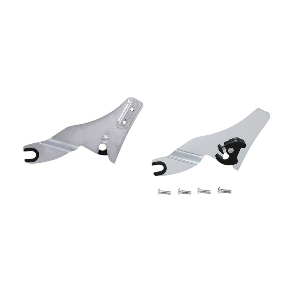 Khrome Werks Quick Release Sissy Bar Plates Chrome