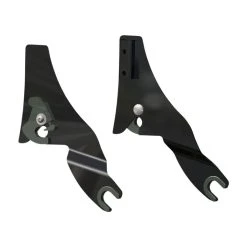 Khrome Werks Quick Release Sissy Bar Plates Black