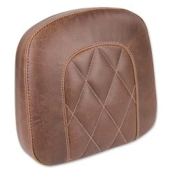 Mustang Diamond Stitch Bracket Style Brown Sissy Bar Pad