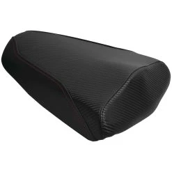 Luimoto Baseline Passenger Seat Cover Carbon Fiber Black/Sport Black/Red