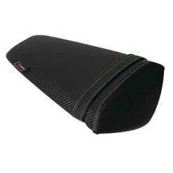 Luimoto Baseline Passenger Seat Cover Carbon Fiber Black/Lime Green