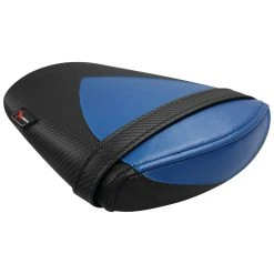 Luimoto Baseline Passenger Seat Cover Carbon Fiber Black/Blue