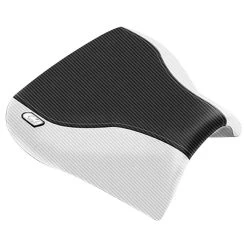 Luimoto Baseline Rider Seat Cover Carbon Fiber Black/Carbon Fiber Pearl