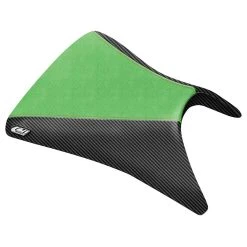 Luimoto Baseline Rider Seat Cover Lime Green/Carbon Fiber Black