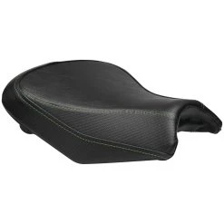 Luimoto Baseline Rider Seat Cover Sport Black/Carbon Fiber Black/Lime Green