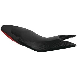 Luimoto Baseline Rider Seat Cover Sport Black/Carbon Fiber Black/Sport Red
