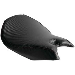 Luimoto Baseline Rider Seat Cover Carbon Fiber Black/Red