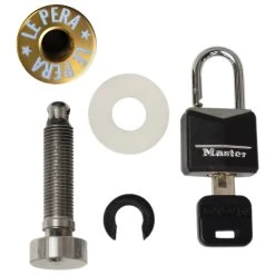 Le Pera Gold Seat And Helmet Lock