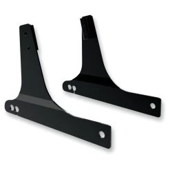 Drag Specialties Black Sissy Bar Side Plates