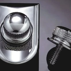 Kuryakyn Knurled Seat Screw And Beauty Cap Combo