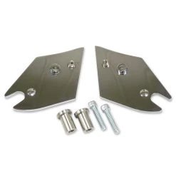 FBI Fat Baggers Chrome Backrest Tab Relocation Kit